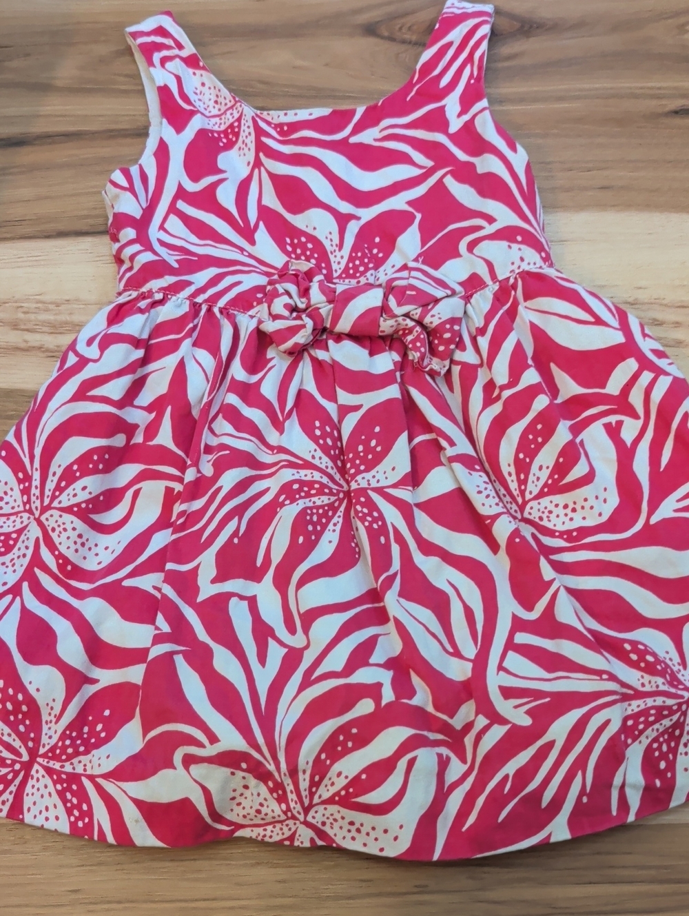 Lilly Pulitzer Pink and White Floral Tank Dress